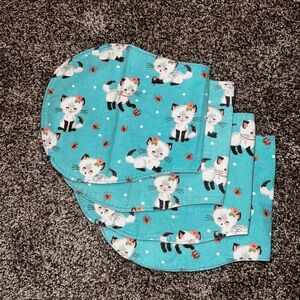Set of 4 burp cloths